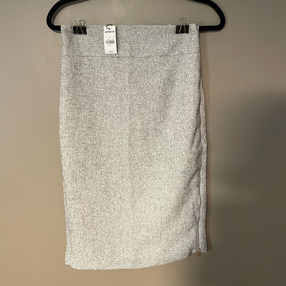 express gray pencil skirt